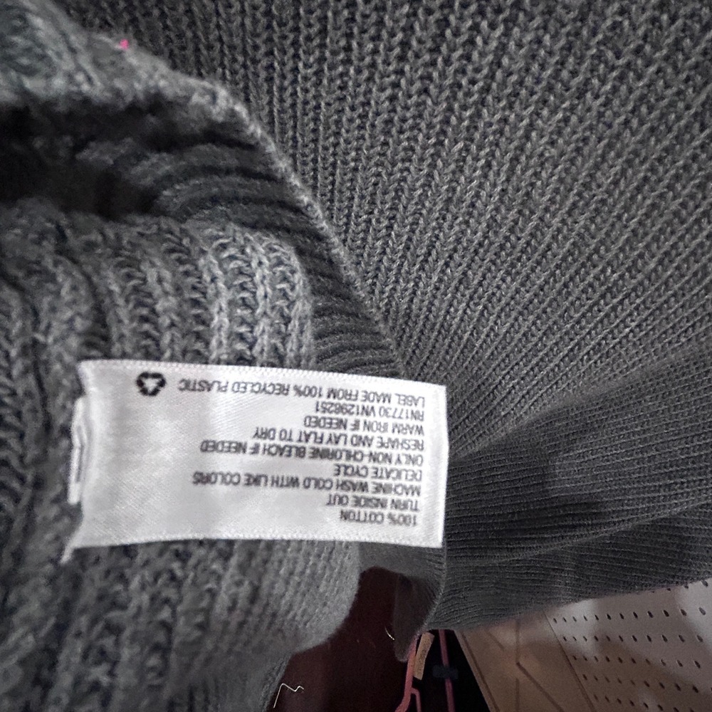 Universal Thread Gray Ribbed Open Front Cardigan … - image 8